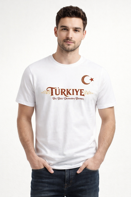 TÜRKYIE - Biz Bitti Demeden Bitmez T-Shirt (ohne Backprint)