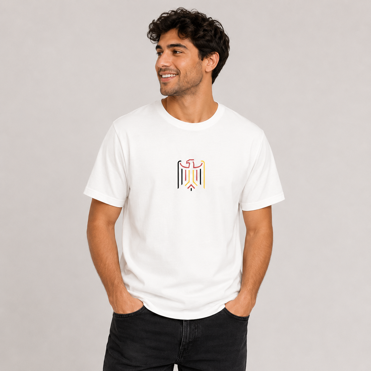 Schwarz Rot Gold Adler T-Shirt