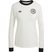 adidas DFB Deutschland 125 Jahre Jubiläum langarm Sondertrikot Damen JY0282 - cloud white/black S