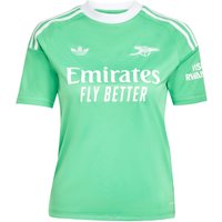 adidas Originals FC Arsenal Ausweich Torwarttrikot 2025/26 Kinder JI9559 - semi screaming green/white 140