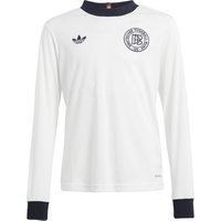 adidas DFB Deutschland 125 Jahre Jubiläum langarm Sondertrikot Kinder JY0281 - cloud white/black 176