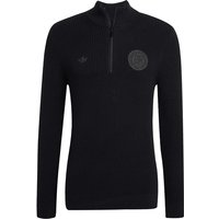 adidas DFB Deutschland 125 Jahre Jubiläum Einlaufjacke Strick-Sweatshirt Herren JI6778 - black S